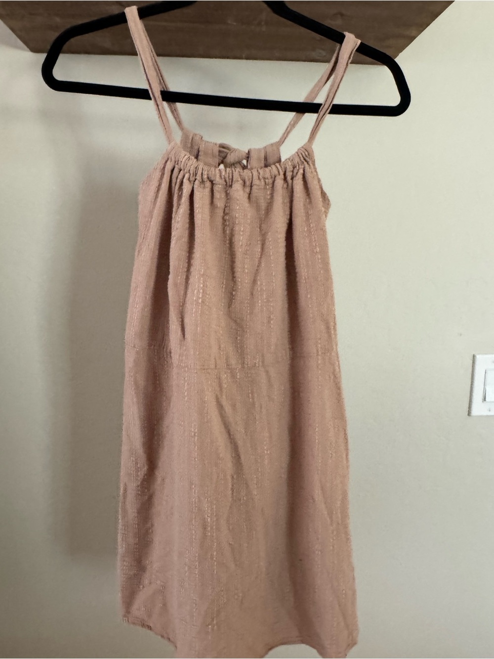 Blush Pink Spaghetti Strap Sundress